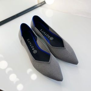 Rothy’s the Point Cloud Grey Birdseye ☁️